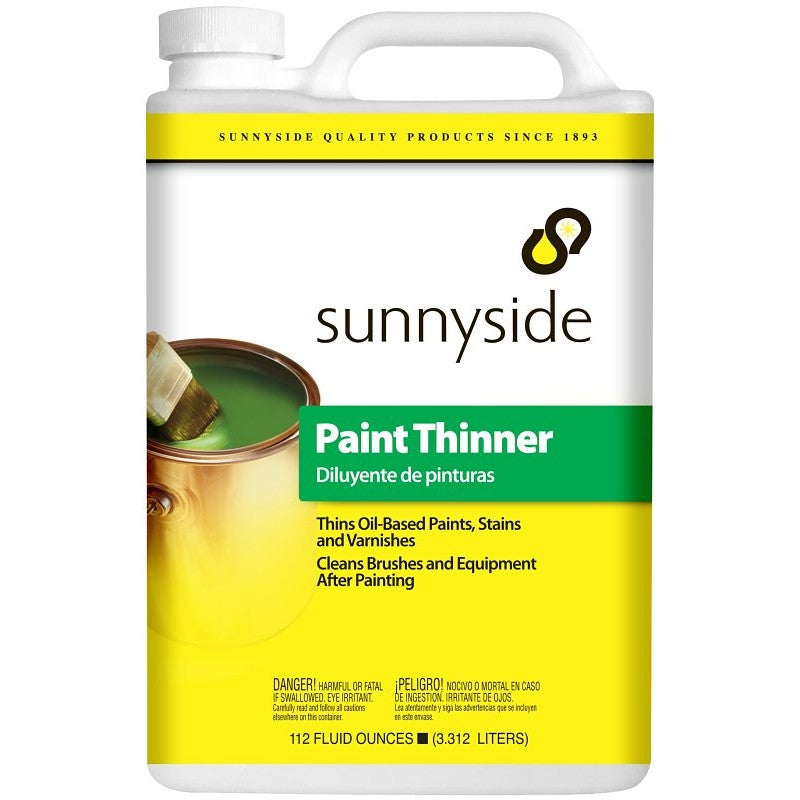Sunnyside 30588 Paint Thinner, Liquid, Petroleum, Solvent, Clear, 112 oz, Can