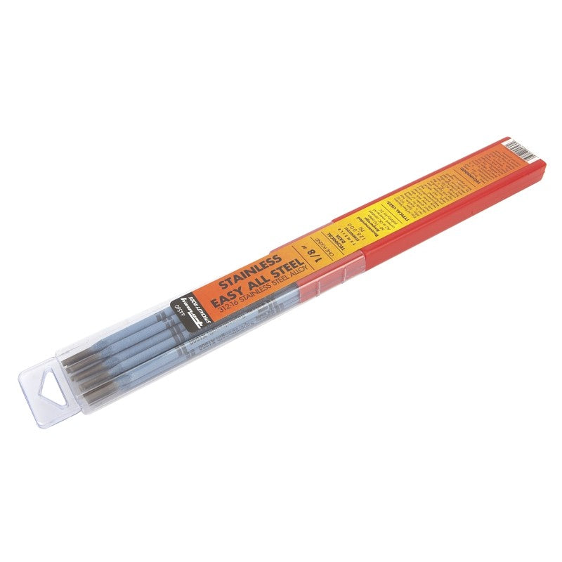 Forney 44560 Electrode, 1/8 in Dia, 14 in L, Stainless Steel