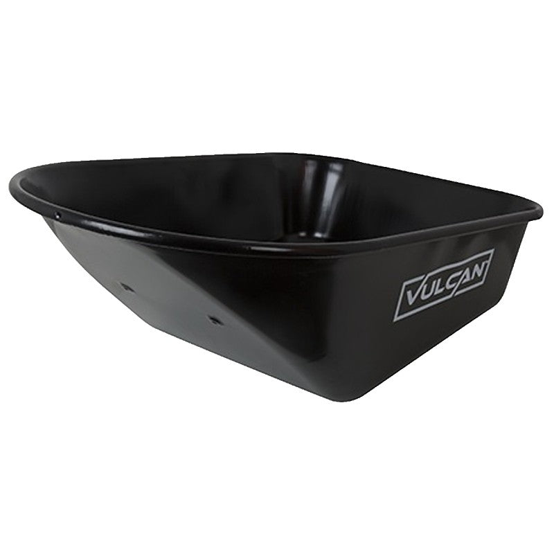 Vulcan 34886 Wheelbarrow Tray, 6 cu-ft, Steel, Black