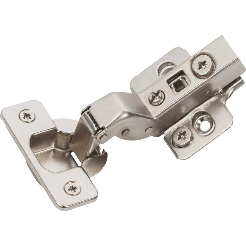 Amerock BP9240SLFR Cabinet Hinge, 110 deg Hinge Opening, Self-Closing Close, Satin Nickel