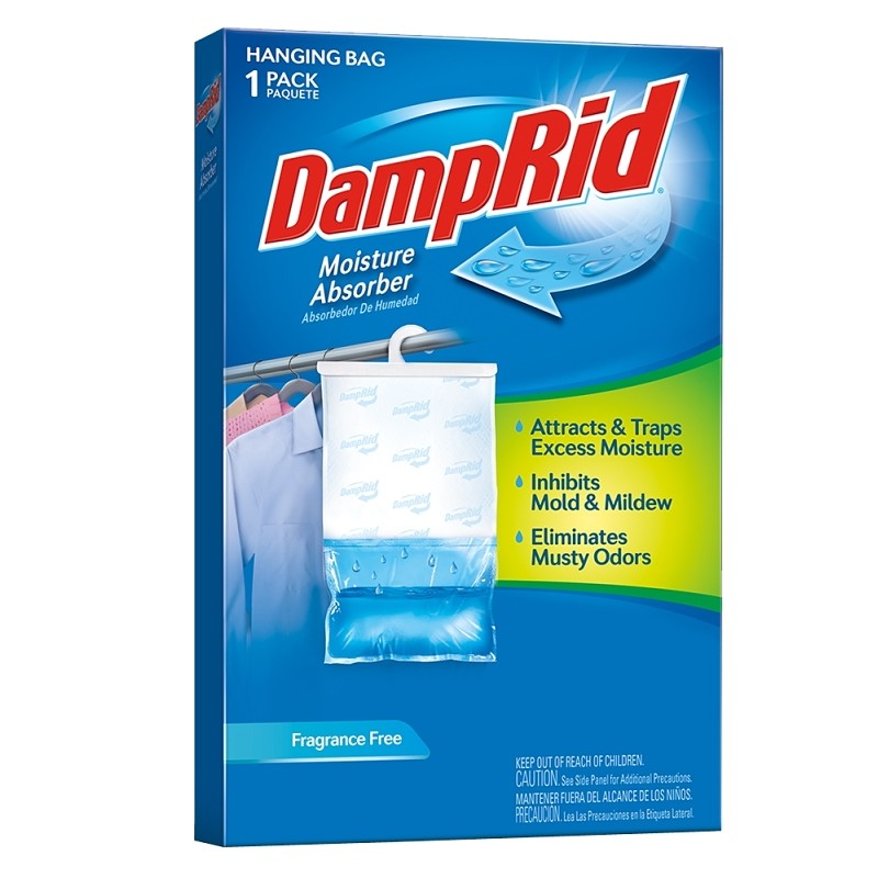 DampRid FG80FF Moisture Absorber, 14 oz, Pellets, Off-White/White