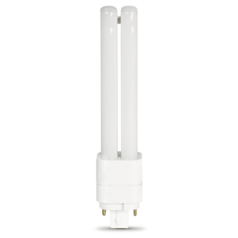 Feit Electric BPPLD26E841LEDG2HDRP Light Bulb, PL Lamp, 26 W Equivalent, GX24q (4-Pins) Lamp Base, Cool White Light
