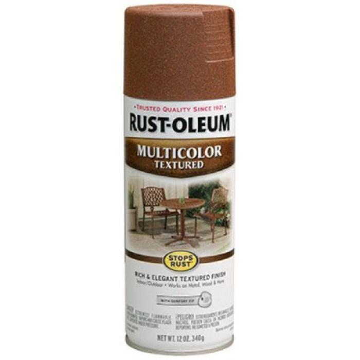 Rust-Oleum 239122 Spray Paint Textures, Textured, Rustic Umber, 12 oz, Can