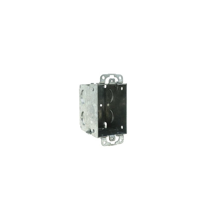 Southwire G602-OW-UPC Switch Box, 8-Knockout, 1/2 in Knockout, Steel, Silver, Galvanized