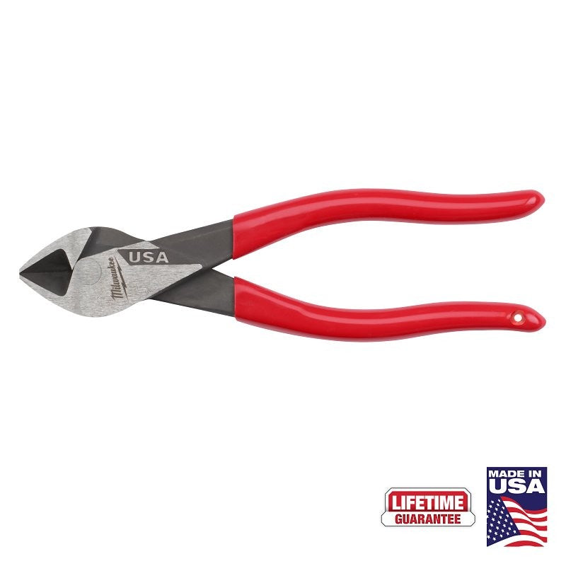 Milwaukee MT507 Cutting Pliers, 7.09 in OAL, 0.78 in Jaw Opening, Red Handle