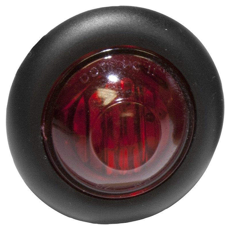 PM V181R-BT2 Marker Light, 9/16 V, LED Lamp, Red Lens, Grommet