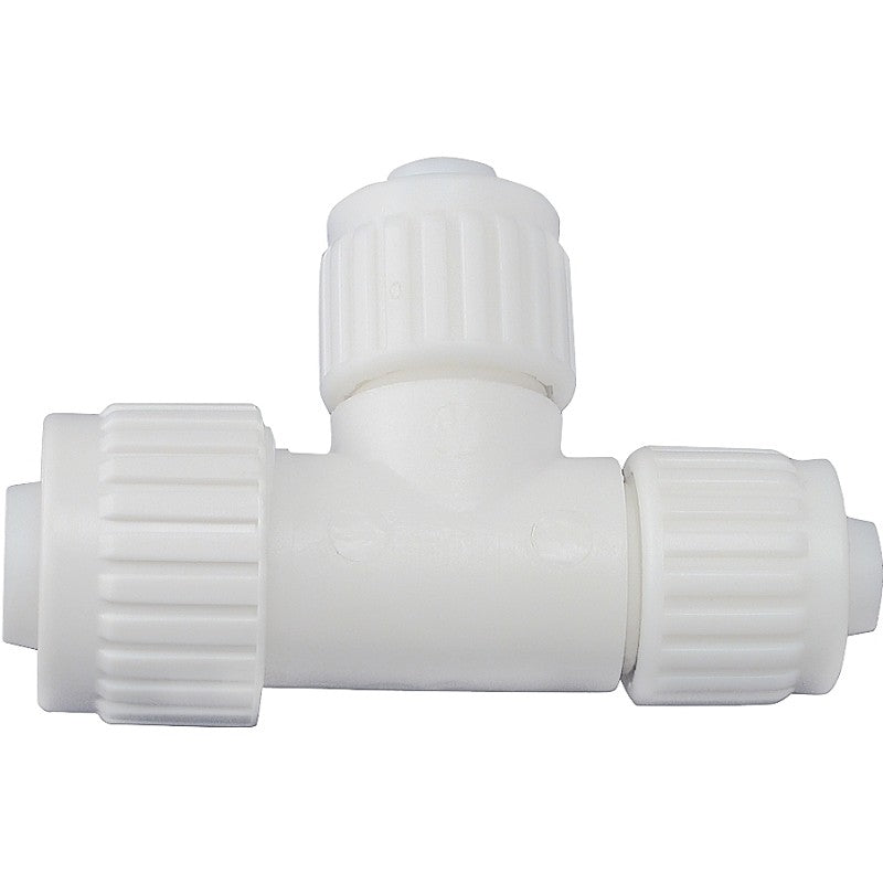 Flair-It PEXLOCK 16825 Reducing Tube Tee, 3/4 x 1/2 x 3/4 in