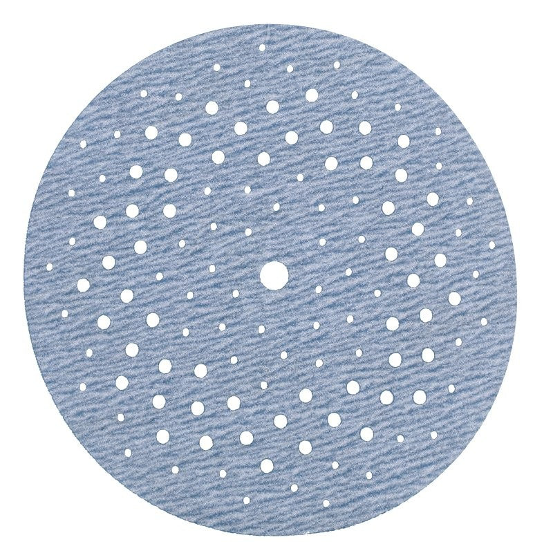 Norton 04041 Sanding Disc, 5 in Dia, 11/16 in Arbor, Coated, P320 Grit, Extra Fine, Alumina Ceramic Abrasive, Spiral