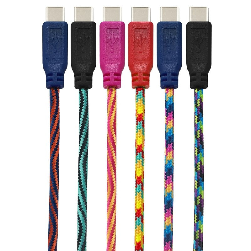 GetPower GP-XL-BRD-C Charging and Sync Cable, USB, C, 7 ft L