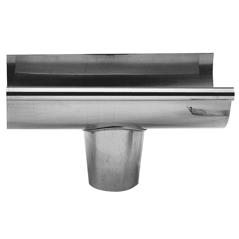 Amerimax DE2653 Gutter, Half-Round, Steel, Galvanized