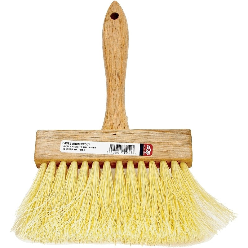 DQB 11951 Paste Brush, Hardwood Handle, Polypropylene Bristle