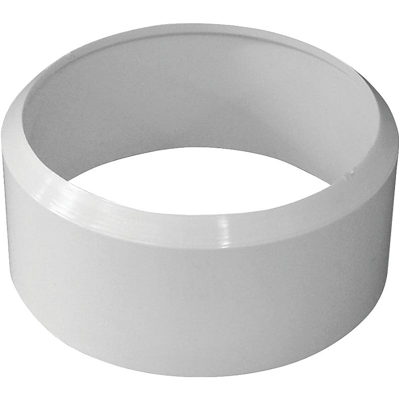 IPEX 412841BC Pipe Adapter Sleeve, 3 in, Spigot x Hub, PVC, White