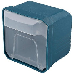 Pegboard Hook Small Parts Tilt Bin Organizer Blue (POS)