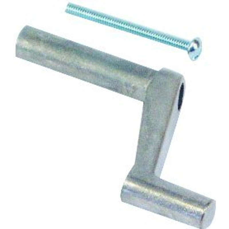 US Hardware WP-8884C Window Crank with Bolt, Mill, Zinc, 1/CD