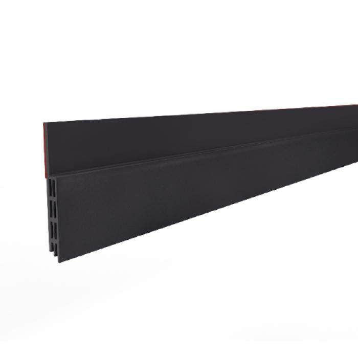 Frost King EZ111BK Self-Stick Sweep, 36 in L, 1-1/2 in W, Vinyl Insert