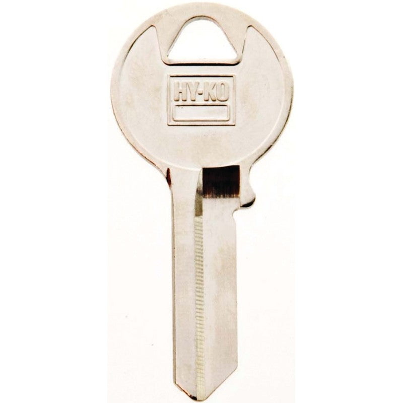 Hy-Ko 11010VR2 Key Blank, Brass, Nickel, For: Viro Cabinet, House Locks and Padlocks, VR2 Key Number (Pack of 10)