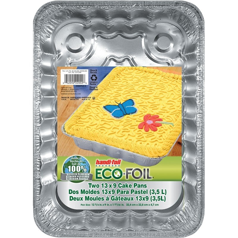 Handi-Foil 22002TL-15 Utility Pan, 12-3/4 in OAL, Aluminum (Pack of 15)