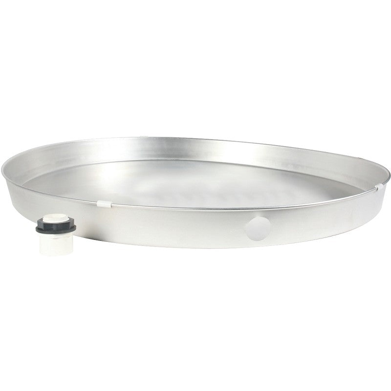 Camco USA 20850 Recyclable Drain Pan, Aluminum, For: Gas or Electric Water Heaters, 28 in ID x 2-1/4 in D (Pack of 6)
