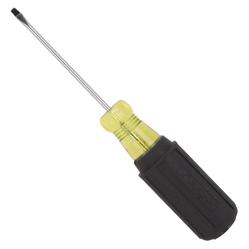 Vulcan MP-SD01 Screwdriver, 1/8 in Drive, Slotted Drive, 6-1/2 in OAL, 3 in L Shank, Plastic/Rubber Handle