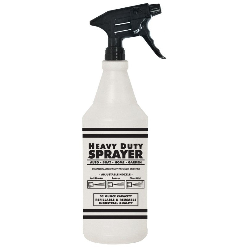 SM Arnold 92-760 Sprayer Bottle, 32 oz, Trigger, FKM, Black