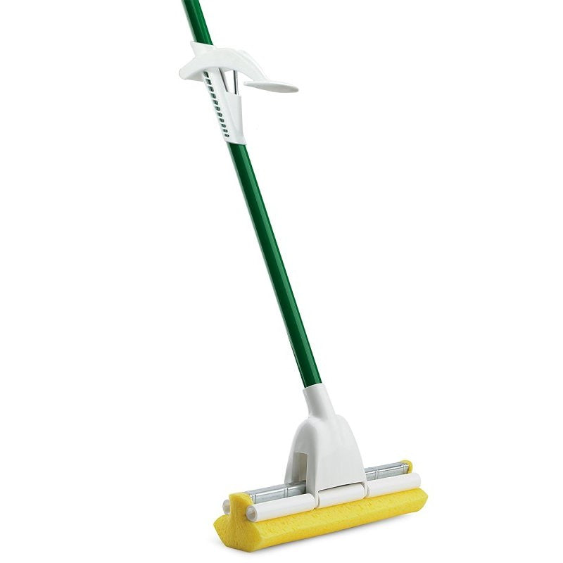 Libman 2016 Roller Mop, 51 in OAL, Synthetic Mop Head, Steel Handle