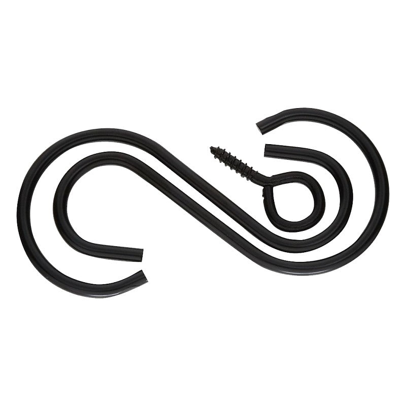 National Hardware V2665 Series N275-149 Extension Hook Kit, 3-1/2 in L, Steel, Black