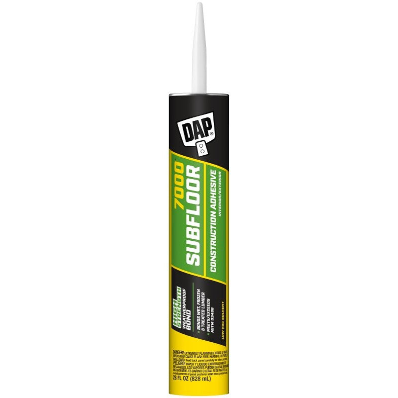 DAP 27042 Construction Adhesive, Light Tan, 28 oz Cartridge (Pack of 12)