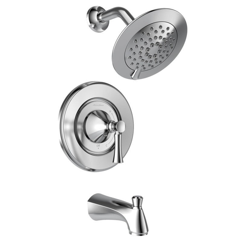 American Standard Chancellor 7022502.002 Series Tub and Shower Valve Trim Kit, Polished Chrome, 1.8 gpm Showerhead
