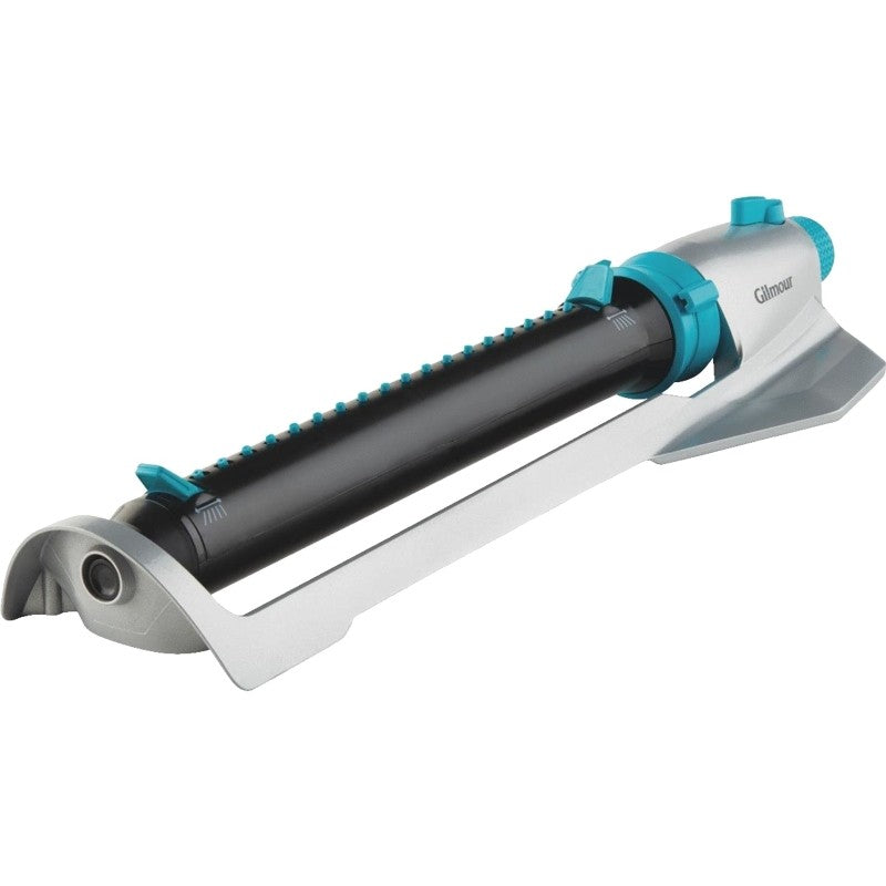 Gilmour 883033-1001 Oscillating Sprinkler, 3/4 in Connection, GHT, Rectangular, Metal