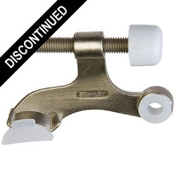 Contoured Hinge Pin Door Stop Satin Nickel