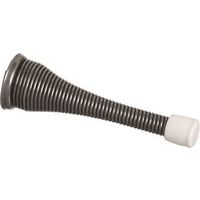 Heavy Duty Spring Door Stop 3 Inch Antique Brass
