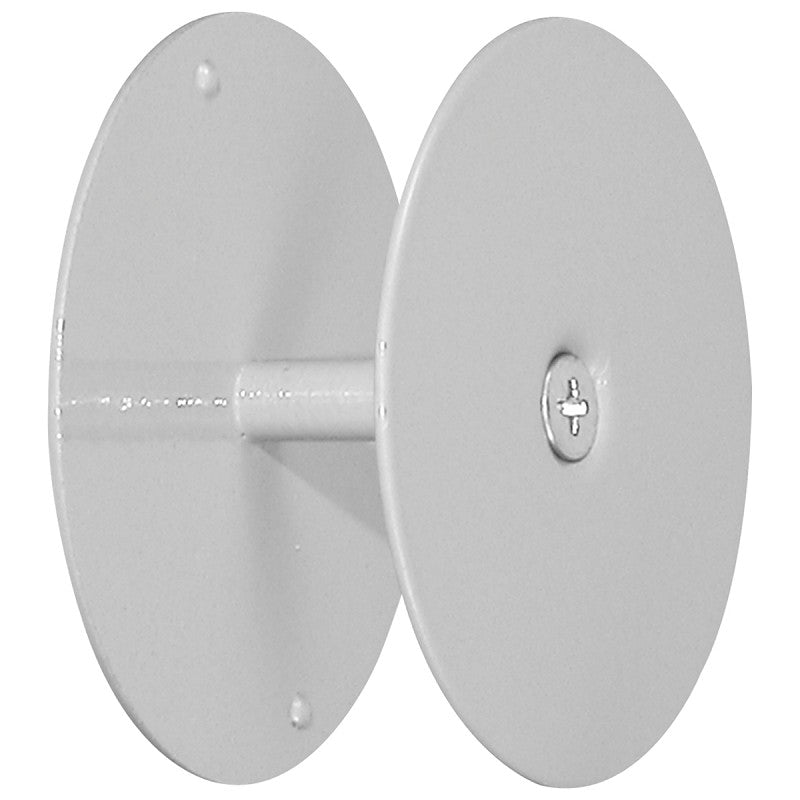 Defender Security U 9515 Hole Cover Plate, Steel, Painted, For: 1-3/4 in Thick Doors