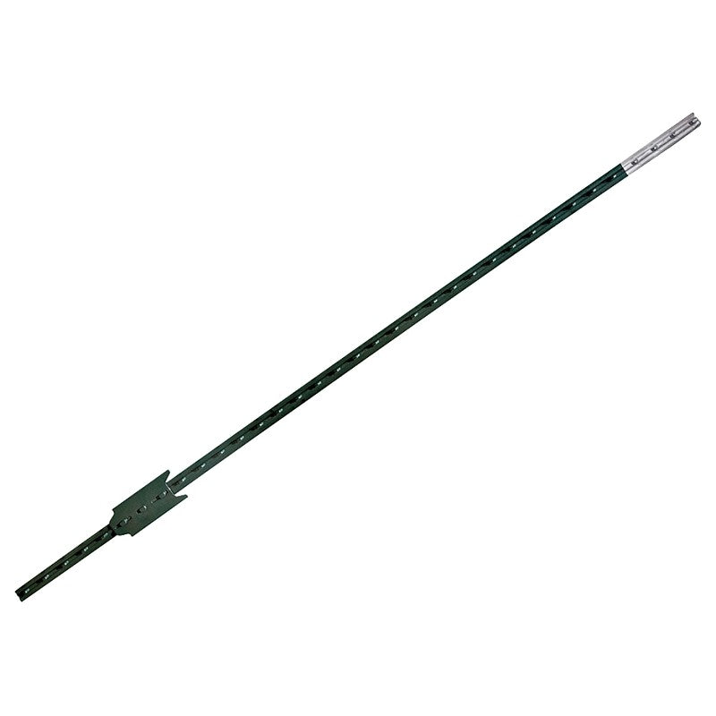 CMC TP125PGN050 T-Post, 5 ft H, Steel, Green/White (Pack of 5)