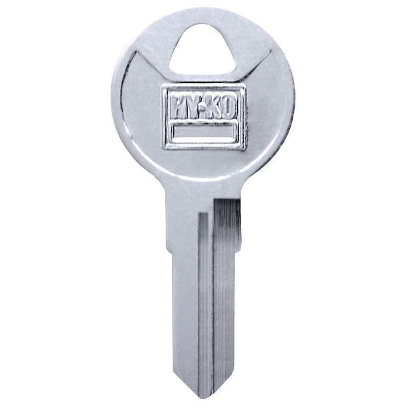 Hy-Ko 11010BAU3 Key Blank, Brass, Nickel-Plated, For: Bauer BAU3 Locks (Pack of 10)