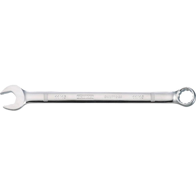 DEWALT DWMT72198OSP Combination Wrench, 7/16 in Thick Open End, 1-1/16 in W Open End, SAE, 11/16 in Head, 8-25/32 in L