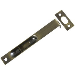 Square Corner Recessed Flush Bolt 6 Inch Antiqued Solid Brass (POS)