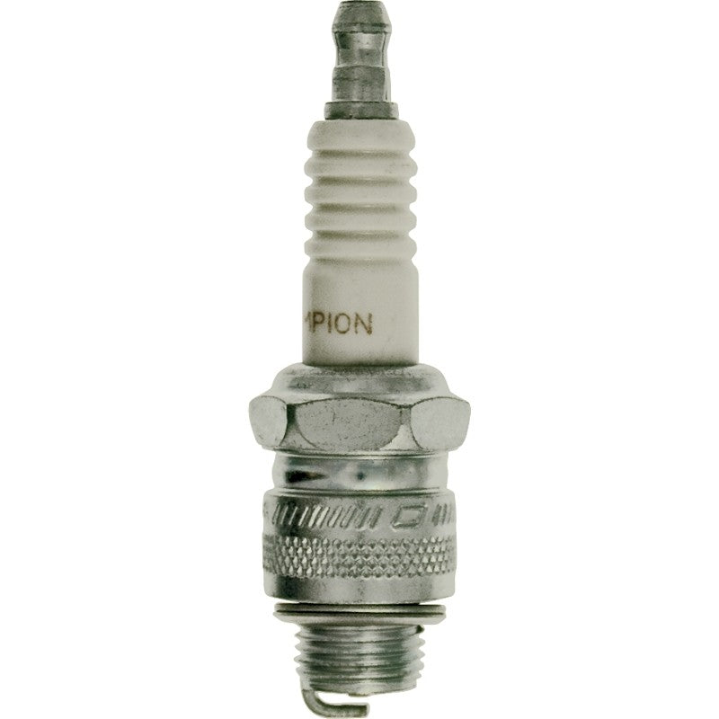 Champion RJ19LM Spark Plug, 0.029 to 0.033 in Fill Gap, 0.551 in Thread, 0.813 in Hex, Copper (Pack of 8)