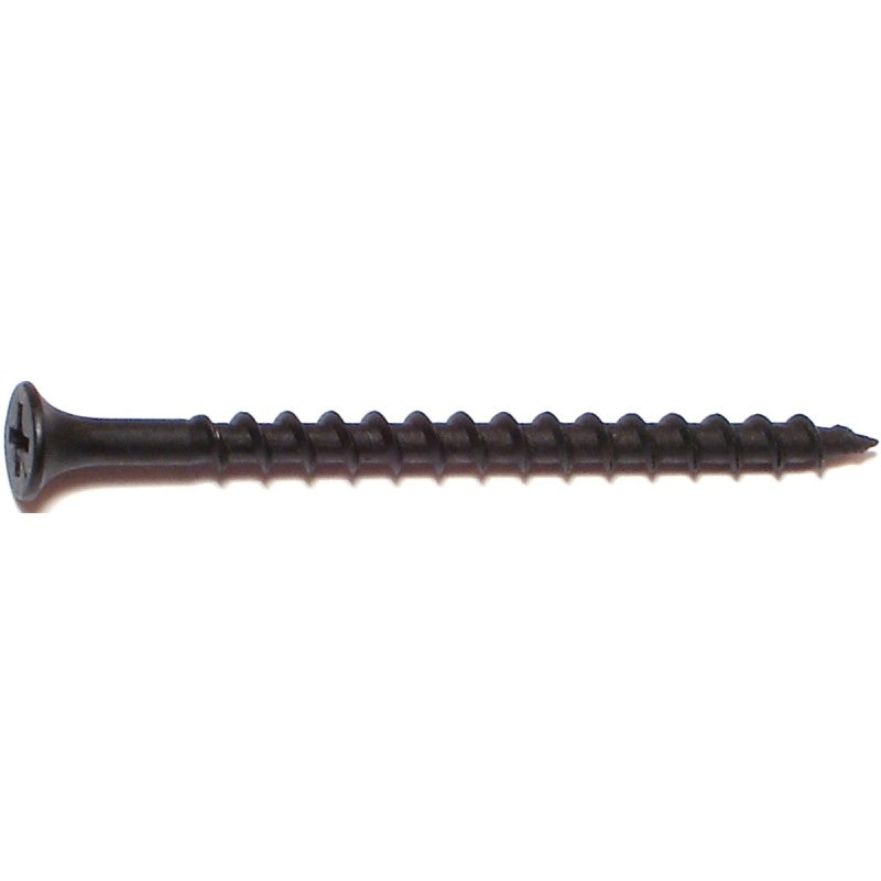 Midwest Fastener 10511 Screw, #8 Thread, 2-1/2 in L, Coarse Thread, Bugle Head, Phillips Drive, Phosphate