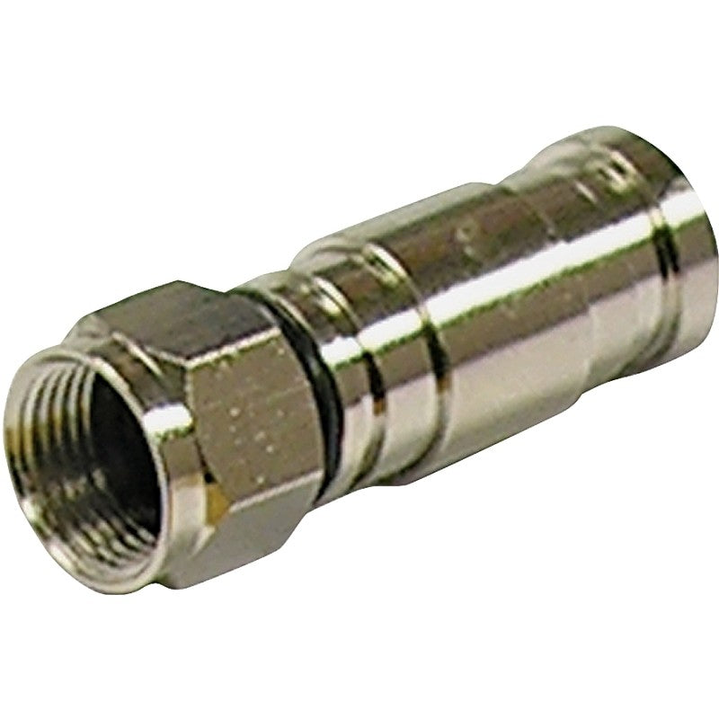 Gardner Bender F Series GDC-6CM Compression Connector, Nickel-Plated, Silver