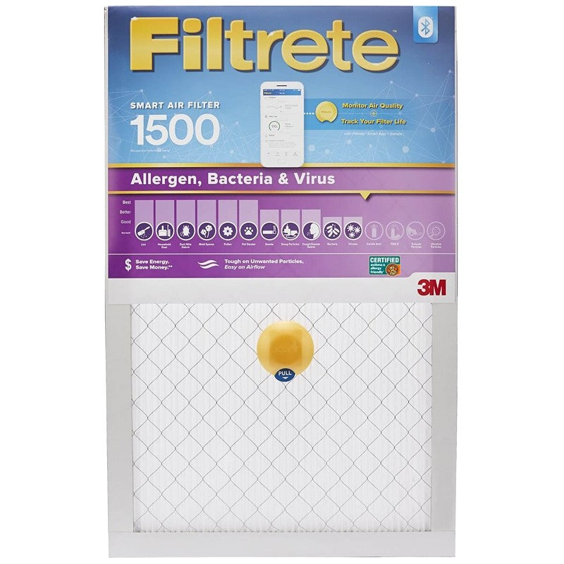 Filtrete S-2005-4 Air Filter, 20 in L, 14 in W, 12 MERV, 1500 MPR (Pack of 4)