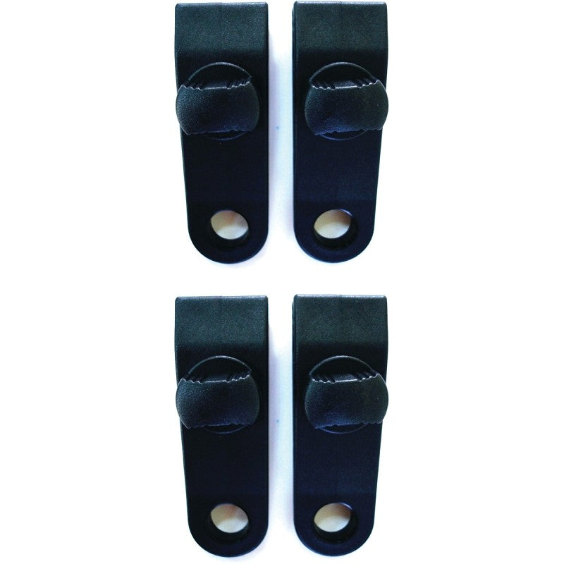 ProSource PC-301 Tarp Clip, 3.25 L, 1 in W, Nylon Reinforced Plastic, Black
