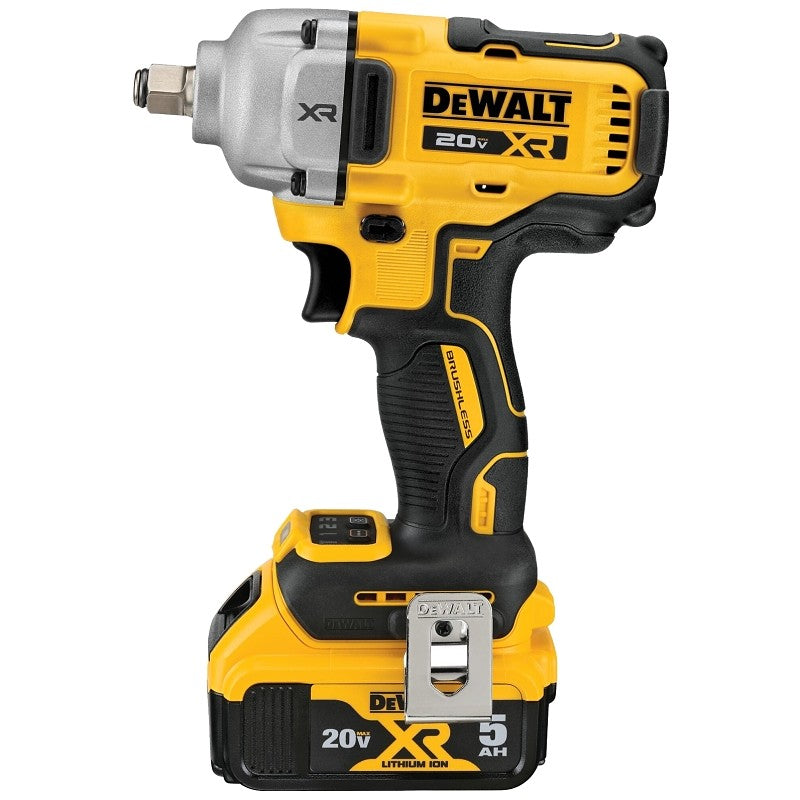 DEWALT DCF891P2 Impact Wrench Kit, Battery Included, 20 V, 5 Ah, 1/2 in Drive, 2000 rpm Speed