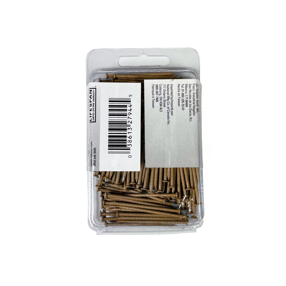 Panel Trim Nails 1-5/8 Inch Oak 6 Ounce Approximately 182
