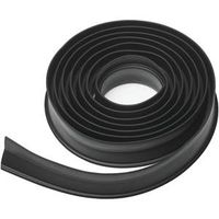 Garage Door Bottom Weather-Stripping Vinyl Black 16 Feet