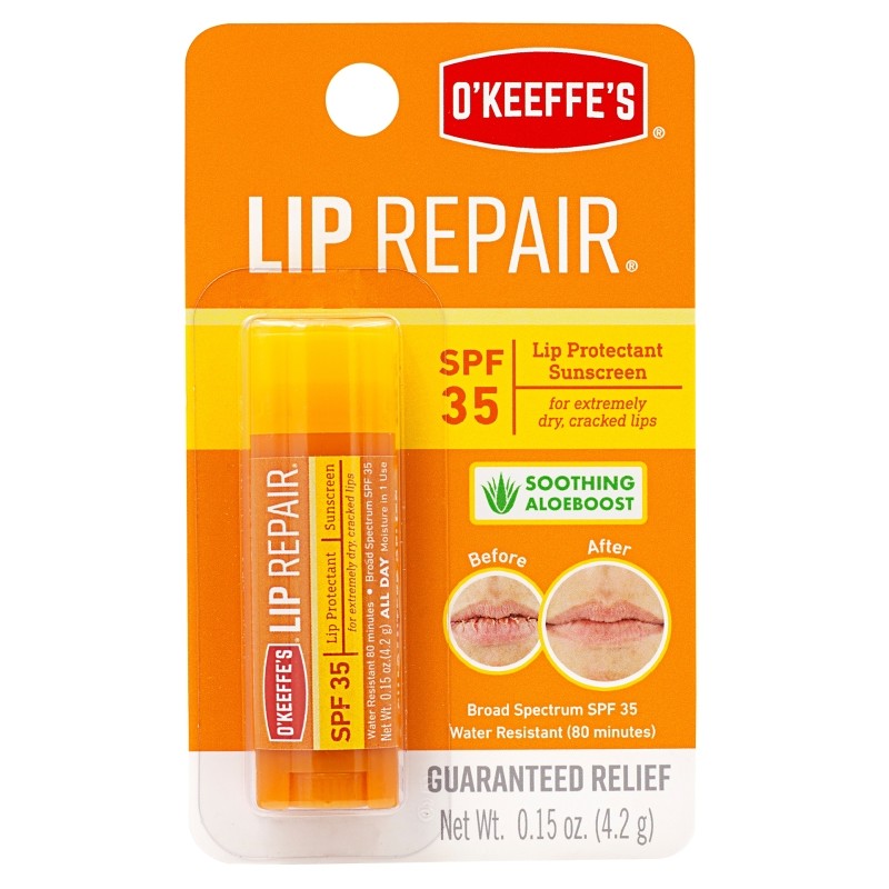 O'Keeffe's K0900002 SPF 35 Lip Repair Balm, 0.15 oz, Stick