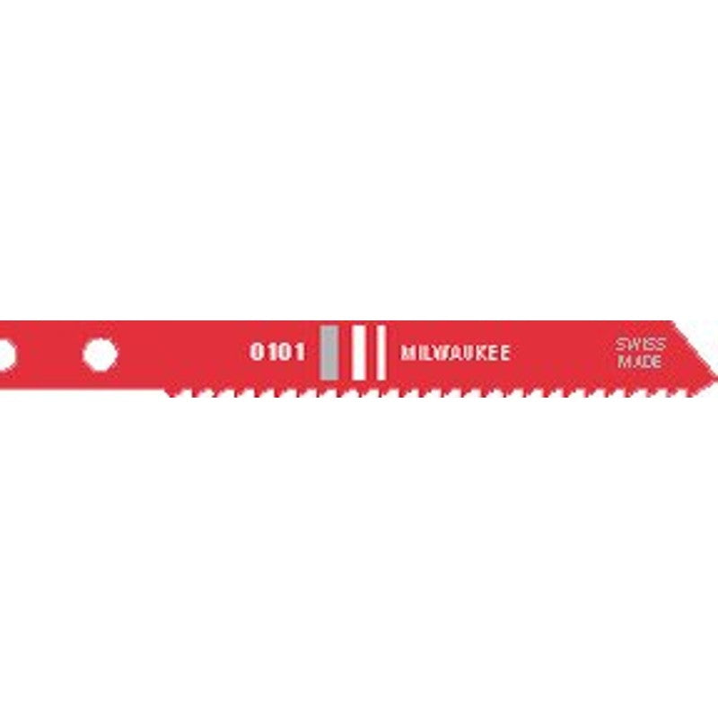 Milwaukee 48-42-2310 Jig Saw Blade, 9/32 in W, 4-1/8 in L, 10 TPI, Bi-Metal Cutting Edge