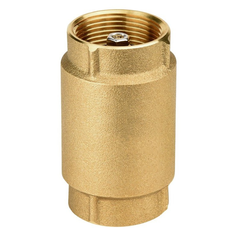 Water Source CV-125NL Check Valve, 1-1/4 in, 200 psi Pressure, Brass Body