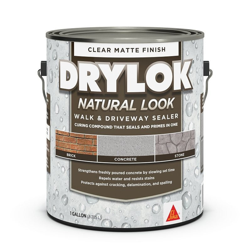 Drylok 22113 Natural Look Sealer, Clear, Liquid, 1 gal, Pail