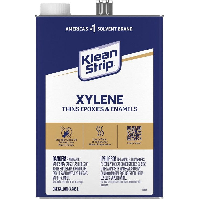 Klean Strip GXY24 Xylene Thinner, Liquid, Pungent Aromatic, Sweet, 1 gal, Can (Pack of 4)
