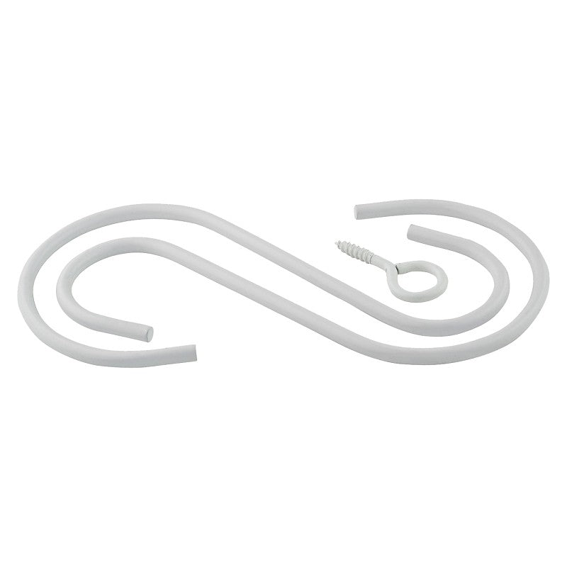 National Hardware V2665 Series N275-164 Extension Hook Kit, 6 in L, Steel, White